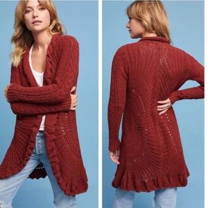 Anthropologie Circle-Knit Cardigan